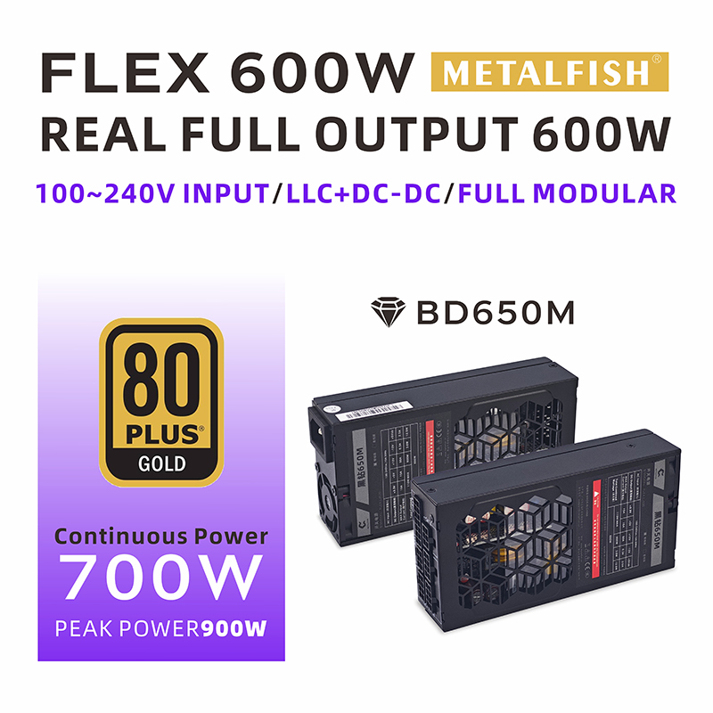 METALFISH Flex 600W Modüler Gü - Atx Power Supply 1U Flex 500W incelemesi ve fiyatı
